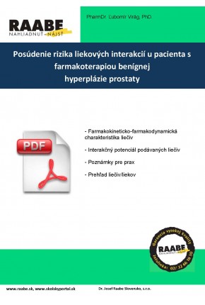 POSÚDENIE RIZIKA LIEKOVÝCH INTERAKCIÍ U PACIENTA S FARMAKOTERAPIOU BENÍGNEJ HYPERPLÁZIE PROSTATY